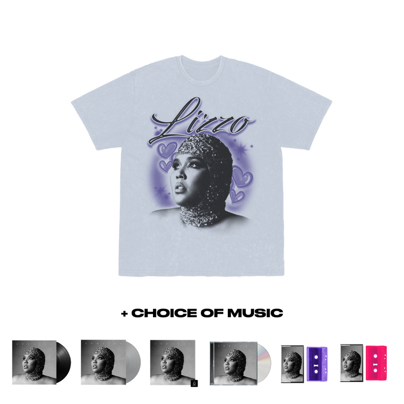 Lizzo Special Hearts Airbrush T-Shirt Bundle