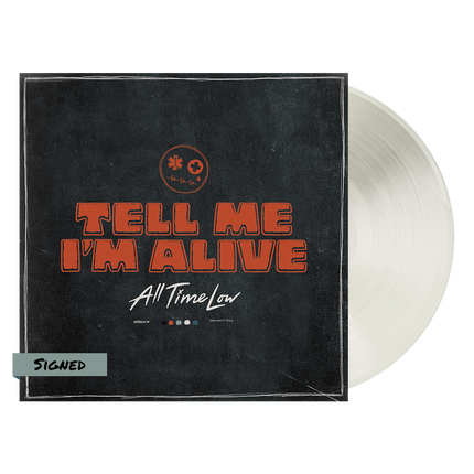 Tell Me I’m Alive Autographed Art Card Milky Clear Vinyl