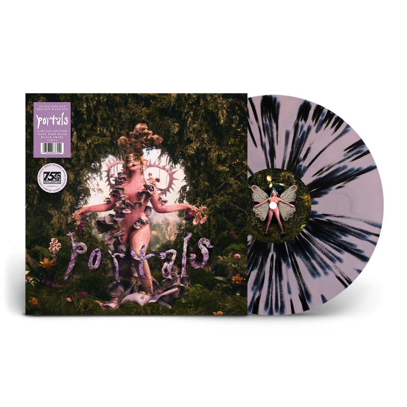 Melanie Martinez Portals Limited Edition Baby Pink with Black Swirl Vinyl