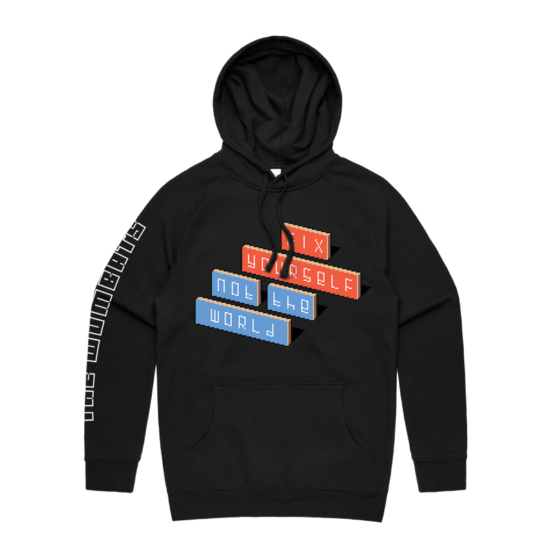 Fix Yourself Not The World Black Hoodie The Wombats Warner Music Australia Store