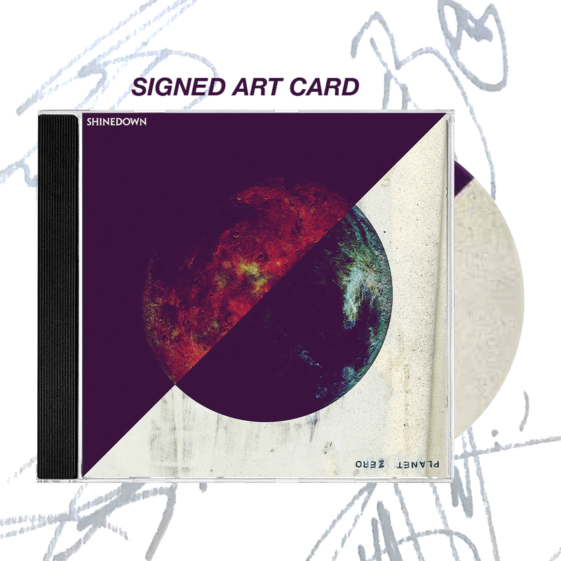 Shinedown Signed Artcard