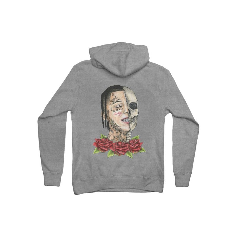 Lil skies butterfly ribs hoodie Clearance