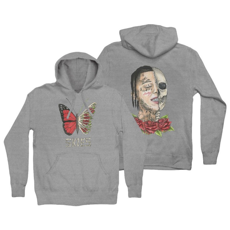 Butterfly Ribs Hoodie Lil Skies Warner Music Australia Store