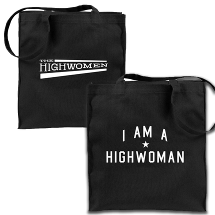 Highwomen Canvas Tote Bag (Black)